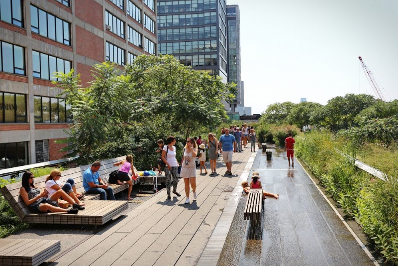  La función del agua en el High Line de la ciudad de Nueva York