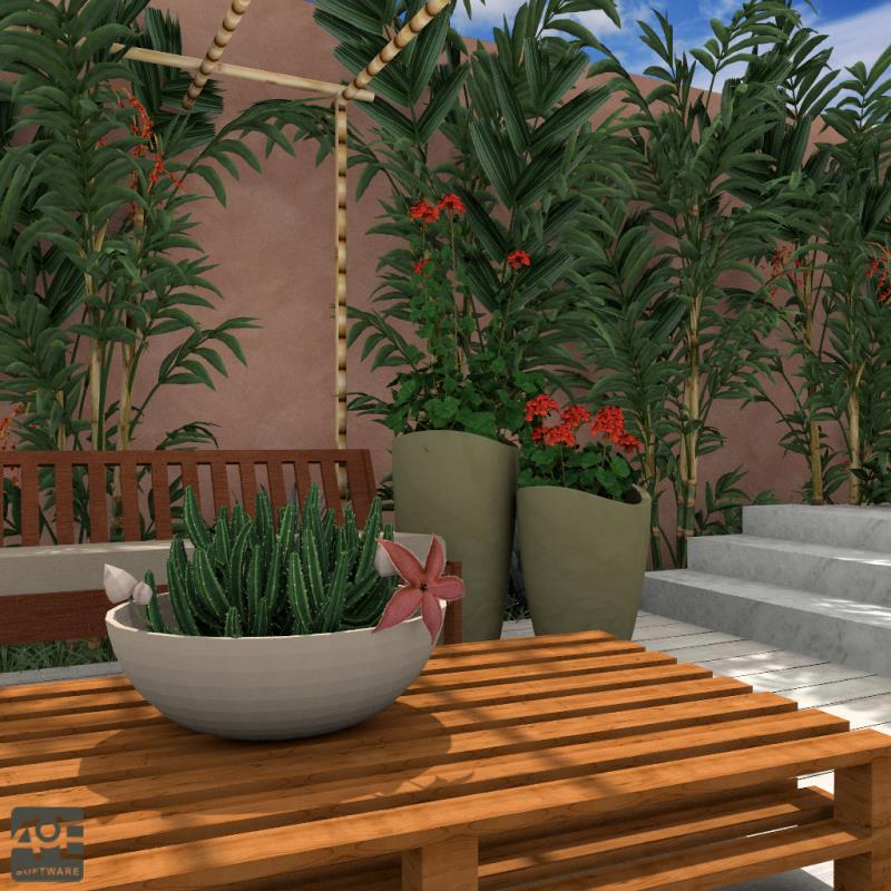 Imagen renderizada en VisualPLAN. Imagen renderizada en VisualPLAN.