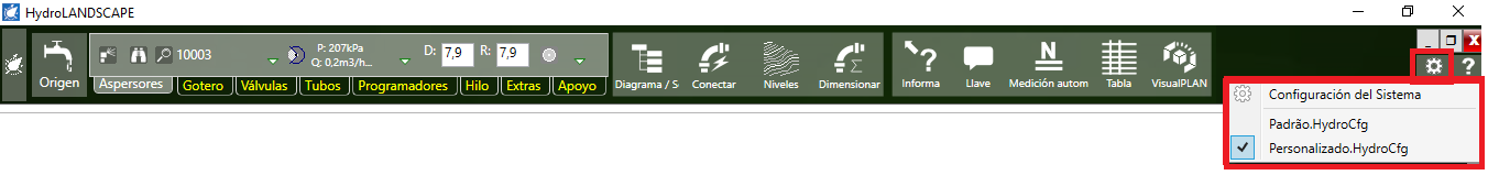 Configuração do Sistema