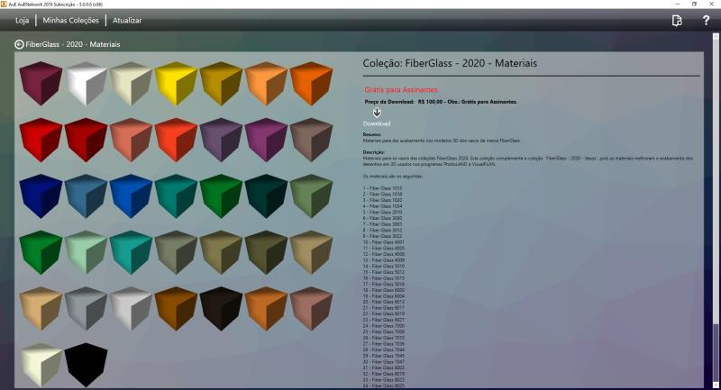 Jarrones FiberGlass - Materiales para colecciones 2020