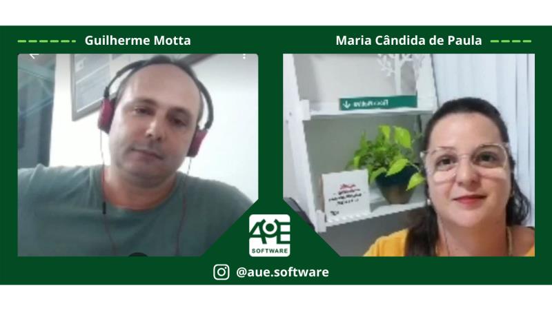Live con Guilherme Motta y Maria Cândida de Paula